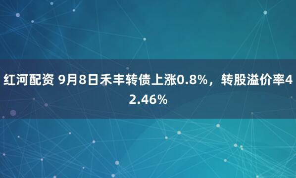红河配资 9月8日禾丰转债上涨0.8%，转股溢价率42.46%